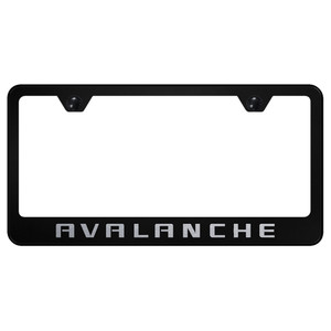 Au-TOMOTIVE GOLD | License Plate Covers and Frames | Chevrolet Avalanche | AUGD4180