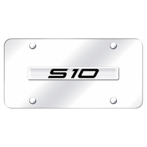 Au-TOMOTIVE GOLD | License Plate Covers and Frames | Chevrolet S-10 | AUGD4197