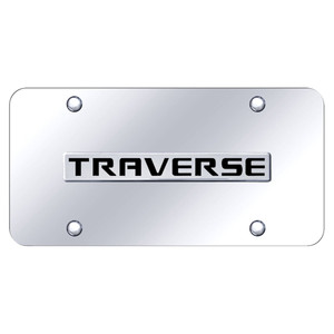 Au-TOMOTIVE GOLD | License Plate Covers and Frames | Chevrolet Traverse | AUGD4202