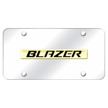 Au-TOMOTIVE GOLD | License Plate Covers and Frames | Chevrolet Blazer | AUGD4204