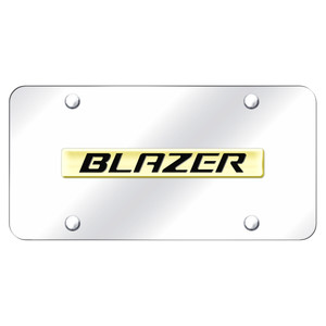Au-TOMOTIVE GOLD | License Plate Covers and Frames | Chevrolet Blazer | AUGD4204
