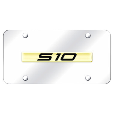 Au-TOMOTIVE GOLD | License Plate Covers and Frames | Chevrolet S-10 | AUGD4215