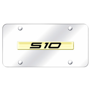 Au-TOMOTIVE GOLD | License Plate Covers and Frames | Chevrolet S-10 | AUGD4215