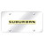 Au-TOMOTIVE GOLD | License Plate Covers and Frames | Chevrolet Suburban | AUGD4217