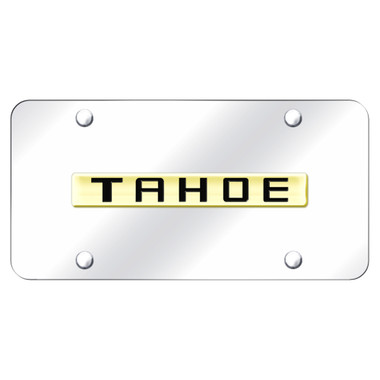 Au-TOMOTIVE GOLD | License Plate Covers and Frames | Chevrolet Tahoe | AUGD4218