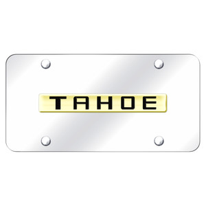 Au-TOMOTIVE GOLD | License Plate Covers and Frames | Chevrolet Tahoe | AUGD4218
