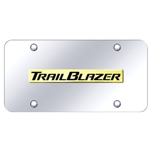 Au-TOMOTIVE GOLD | License Plate Covers and Frames | Chevrolet Trailblazer | AUGD4220