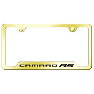Au-TOMOTIVE GOLD | License Plate Covers and Frames | Chevrolet Camaro | AUGD4222