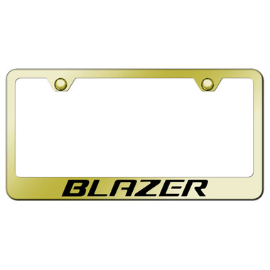 Au-TOMOTIVE GOLD | License Plate Covers and Frames | Chevrolet Blazer | AUGD4224