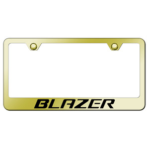 Au-TOMOTIVE GOLD | License Plate Covers and Frames | Chevrolet Blazer | AUGD4224
