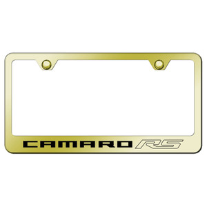 Au-TOMOTIVE GOLD | License Plate Covers and Frames | Chevrolet Camaro | AUGD4226