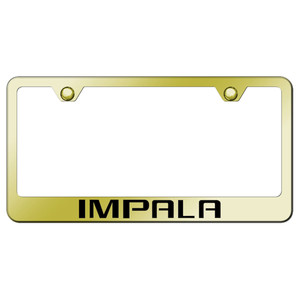 Au-TOMOTIVE GOLD | License Plate Covers and Frames | Chevrolet Impala | AUGD4230