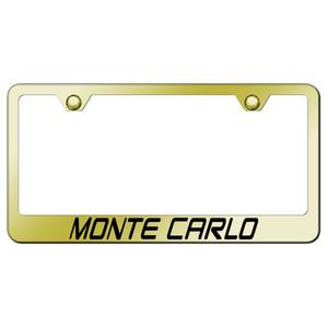 Au-TOMOTIVE GOLD | License Plate Covers and Frames | Chevrolet Monte Carlo | AUGD4231