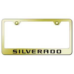 Au-TOMOTIVE GOLD | License Plate Covers and Frames | Chevrolet Silverado 1500 | AUGD4232