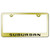 Au-TOMOTIVE GOLD | License Plate Covers and Frames | Chevrolet Suburban | AUGD4233