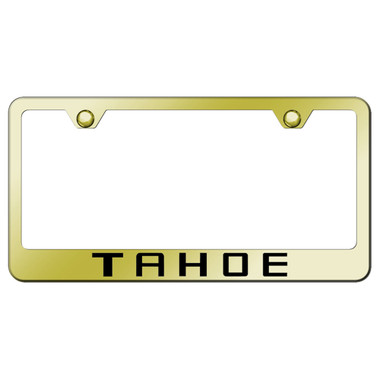 Au-TOMOTIVE GOLD | License Plate Covers and Frames | Chevrolet Tahoe | AUGD4234