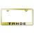 Au-TOMOTIVE GOLD | License Plate Covers and Frames | Chevrolet Tahoe | AUGD4234