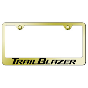 Au-TOMOTIVE GOLD | License Plate Covers and Frames | Chevrolet Trailblazer | AUGD4235