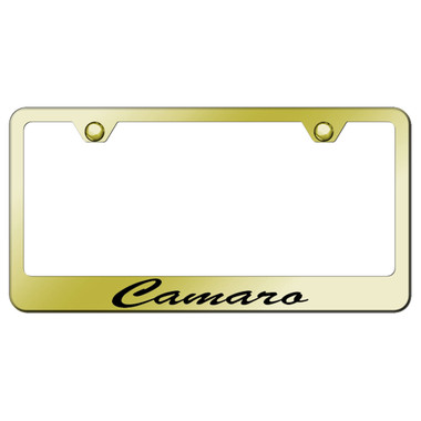 Au-TOMOTIVE GOLD | License Plate Covers and Frames | Chevrolet Camaro | AUGD4237
