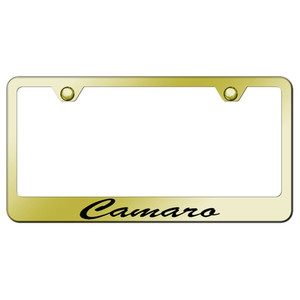 Au-TOMOTIVE GOLD | License Plate Covers and Frames | Chevrolet Camaro | AUGD4237