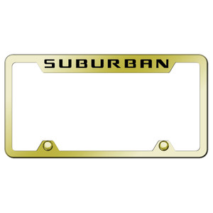 Au-TOMOTIVE GOLD | License Plate Covers and Frames | Chevrolet Suburban | AUGD4243