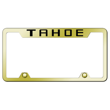 Au-TOMOTIVE GOLD | License Plate Covers and Frames | Chevrolet Tahoe | AUGD4244