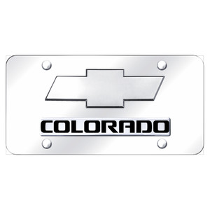 Au-TOMOTIVE GOLD | License Plate Covers and Frames | Chevrolet Colorado | AUGD4255