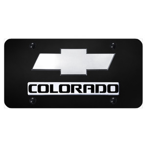 Au-TOMOTIVE GOLD | License Plate Covers and Frames | Chevrolet Colorado | AUGD4260