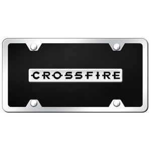 Au-TOMOTIVE GOLD | License Plate Covers and Frames | Chrysler Crossfire | AUGD4414