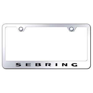 Au-TOMOTIVE GOLD | License Plate Covers and Frames | Chrysler Sebring | AUGD4429