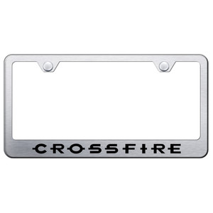 Au-TOMOTIVE GOLD | License Plate Covers and Frames | Chrysler Crossfire | AUGD4442