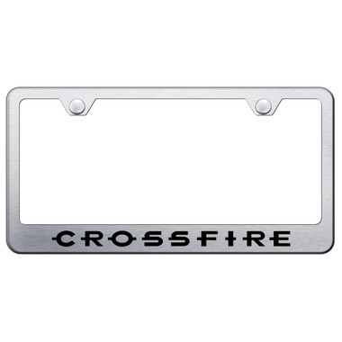 Au-TOMOTIVE GOLD | License Plate Covers and Frames | Chrysler Crossfire | AUGD4442