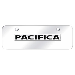 Au-TOMOTIVE GOLD | License Plate Covers and Frames | Chrysler Pacifica | AUGD4458