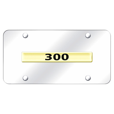 Au-TOMOTIVE GOLD | License Plate Covers and Frames | Chrysler 300 | AUGD4461
