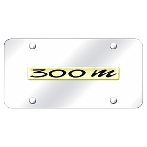 Au-TOMOTIVE GOLD | License Plate Covers and Frames | Chrysler 300 | AUGD4464