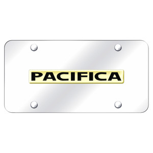 Au-TOMOTIVE GOLD | License Plate Covers and Frames | Chrysler Pacifica | AUGD4467