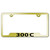 Au-TOMOTIVE GOLD | License Plate Covers and Frames | Chrysler 300 | AUGD4470