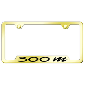 Au-TOMOTIVE GOLD | License Plate Covers and Frames | Chrysler 300 | AUGD4471