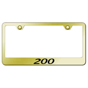 Au-TOMOTIVE GOLD | License Plate Covers and Frames | Chrysler 200 | AUGD4472
