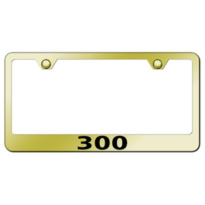 Au-TOMOTIVE GOLD | License Plate Covers and Frames | Chrysler 300 | AUGD4473