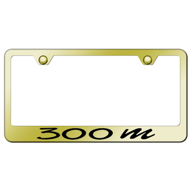 Au-TOMOTIVE GOLD | License Plate Covers and Frames | Chrysler 300 | AUGD4474