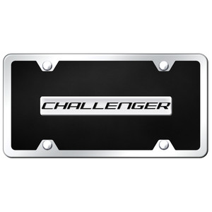Au-TOMOTIVE GOLD | License Plate Covers and Frames | Dodge Challenger | AUGD4751