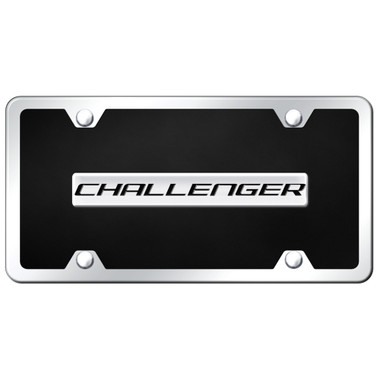 Au-TOMOTIVE GOLD | License Plate Covers and Frames | Dodge Challenger | AUGD4751