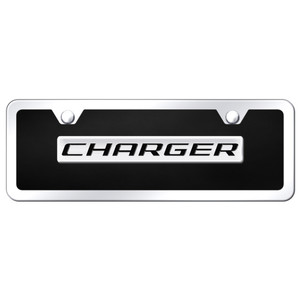 Au-TOMOTIVE GOLD | License Plate Covers and Frames | Dodge Charger | AUGD4752
