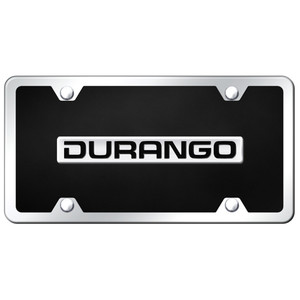Au-TOMOTIVE GOLD | License Plate Covers and Frames | Dodge Durango | AUGD4756