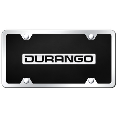 Au-TOMOTIVE GOLD | License Plate Covers and Frames | Dodge Durango | AUGD4756