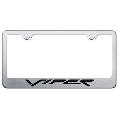 Au-TOMOTIVE GOLD | License Plate Covers and Frames | Dodge Viper | AUGD4792