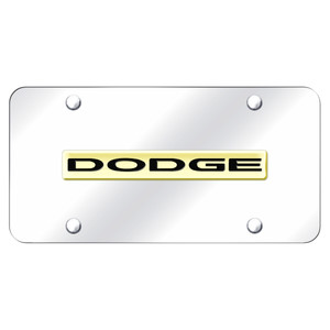 Au-TOMOTIVE GOLD | License Plate Covers and Frames | Dodge | AUGD4814
