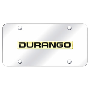 Au-TOMOTIVE GOLD | License Plate Covers and Frames | Dodge Durango | AUGD4815