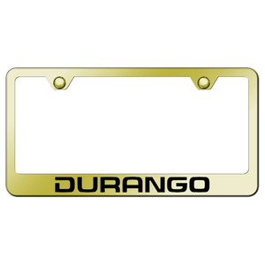 Au-TOMOTIVE GOLD | License Plate Covers and Frames | Dodge Durango | AUGD4819